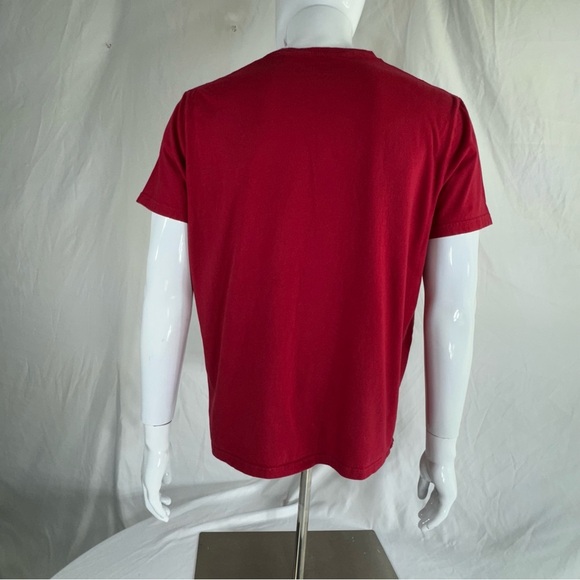 Hollister Men’s Basic Red Flying Seagull Short Sleeve Tee - Picture 4 of 5